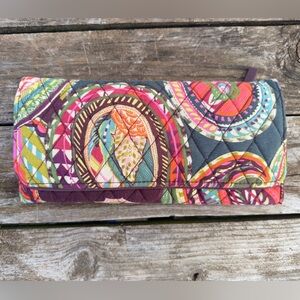 Vera Bradley Quilted Multi-Color Printed Wallet